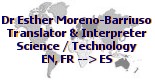 Dr. Esther Moreno-Barriuso - French to Spanish translator