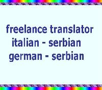 lidija68 - Italian to Serbian translator