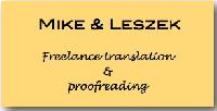 Mike_Leszek - English to Polish translator